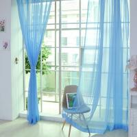 Cortinas De Tulle Sencillas Y Transparentes Para Decoración De Ventanas Estilo Moderno Para Sala De Estar Y Dormitorio Panel De Pantalla Para Ventanas - details 15