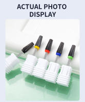 Broca De Uñas Cerámica Negra 5 En 1 Para Máquina Eléctrica De Perforación 3/32" Shank Eliminador De Polvo De Uñas Y Pintura Gel - details 8