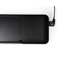 Plancha eléctrica OstarkDom 2000W con termostato ajustable, placas de parrillada asador electrica antiadherentes de doble cara y bandeja de goteo de aceite 57x30x7cm - details 2