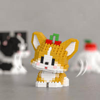 Nuevos Blocs De Construcción Educativos Para Niños Mini Perros Doble Serie Micro-Partículas Juguetes De Construcción De Bloques De Plástico ABS Regalo De Adorno Cartoon - details 3