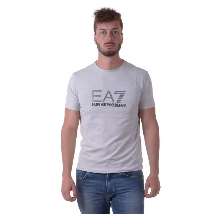 Emporio Armani EA7 Camiseta Algodón Hombre Gris 3 YPTB3PJ03Z 3904 - 1
