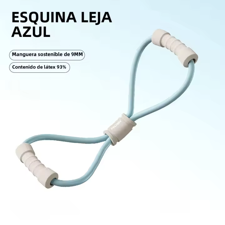 Banda Elástica De Goma De Latex Para Yoga Y Gimnasio Resistencia De Mano Equipo De Fitness Para El Hogar Expansor De Pecho Forma 8 - 1
