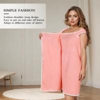 Toalla De Baño Para Mujer Y Niñas 90x150cm Secado Rápido Toallas De Playa Y Spa Toalla De Lavandería Para Gimnasio Estilo Sólido Tela De Superfibra Rectangular Máquina Lavable - details 2
