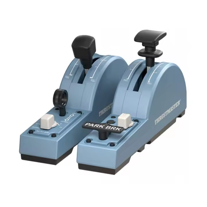 Thrustmaster TCA Quadrant Add-On Airbus Edition Negro, Azul Simulador de Vuelo PC - 1