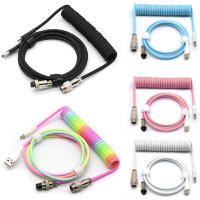 Cable De Teclado Mecánico De 3 Metros Tipo C Cable Giratorio Personalizable Para Juego Accesorios De Teclado USB Estándar Mini - details 0