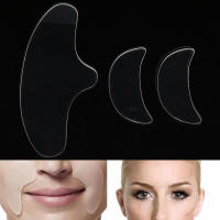 3Pc Parche De Silicona Para Arrugas Del Frontal Reutilizable Cómodo Y Suave Herramienta De Cuidado De La Piel Facial Anti-Edad - details 3