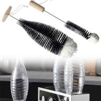 Cepillo De Limpieza Para Botellas De Vidrio Y Vino Con Mango De Madera De Abeto Herramienta De Limpieza Para Cocina Y Cristalería Soda Stream - details 11