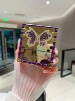 Funda Cuadrada Lujosa Con Diamantes Y Mariposa Para Samsung Galaxy Z Flip 6 5 4 3 Flip6 Flip5 Flip4 Flip3 5G Con Soporte Y Estuche - details 8