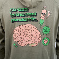 Superb-Sudadera con Capucha de manga larga Real Pandemic SO-SPRB02S para Hombre