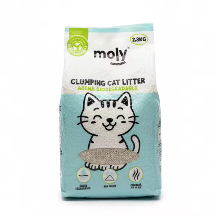 Pack Ahorro 11.1 L tres bolsas de 2.8 Kg de Bentonita Arena para Gatos Aglomerante Biodegradable - 1
