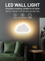 Lámpara De Pared LED Moderna Para Interior Diseño Nuboso Luz Acrílica Sconce Para Niños Lámpara De Noche Para Dormitorio Niños - details 0