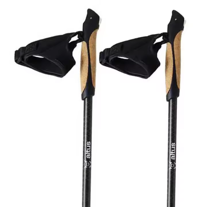 Material senderismo Bastones Altus Bastones Fresno Negro Unisex - 1