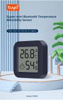 Sensor De Temperatura Y Humedad Mini Con Pantalla LCD Control Remoto Por App Y Voz Compatible Con Google Tuya Smart Home Bluetooth 5.0 - details 0