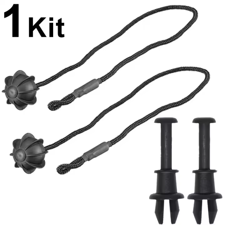 Clip De Cuerda Para Maletero Trasero De Audi A3 8P 8V 2003-2020 Q2 Q3 F3 Q5 8R Soporte De Estante De Paquetes Accesorios De Cuerda De Pivote - 1
