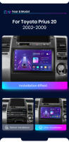 Junsun Android 13 inalámbrico CarPlay Android Auto Radio para Toyota Prius 20 2002-2009  coche Multimedia navegación GPS autorradio - details 2
