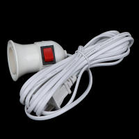 Soporte De Bombilla Con Interruptor E27 2.5/4M Cable Plug-in Para Lámpara Colgante Estilo Americano Portátil Base De Luz 1PC - details 4
