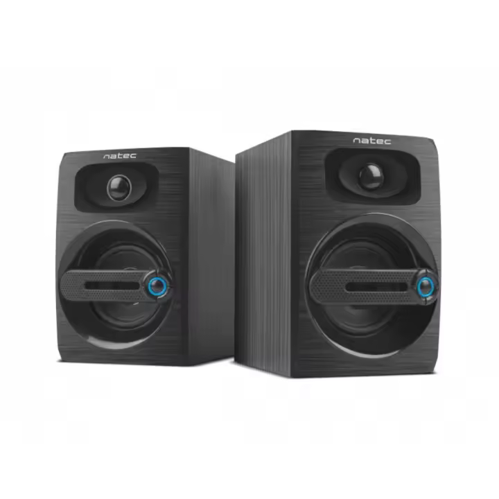 Altavoces Natec Cougar 6W RMS 2.0 Canales Negro - Potencia de 6W RMS - 1