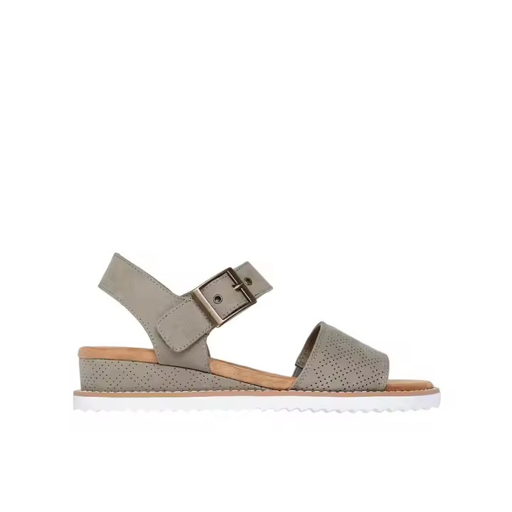 Skechers Bobs Desert Kiss - Serendipitous Sandalias con cuña para mujer caqui en sintético 83703 - 1
