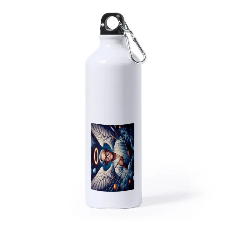 MERCHANDMANIA BIDON GRANDE 800 ML ACERO INOXIDABLE akira toriyama dios manga serie anime dragon bola deporte deportivo con mosqueton botella - 1