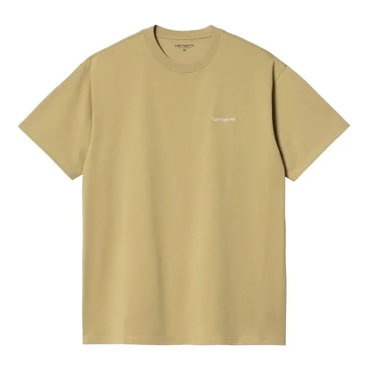 Camiseta de Manga Corta Carhartt WIP Wip Script Embroidery para unisex en color beige - 1