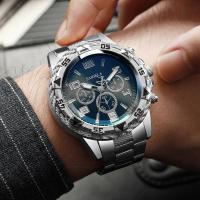 Set De 2 Relojes Para Hombre De Acero Fashion Con Mecanismo De Cuarzo Sin Caja Relojes De Pulsera Para El Muñeca - details 1