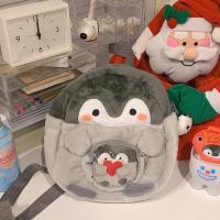 Mochila Pequeña De Escuela Para Niñas Con Diseño De Pingüino Cartoon Goth Harajuku Muñeca Ita Figura De Acción De Peluche Mochila Jk Chica - details 2