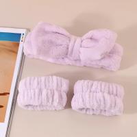 3Pcs Alfombrilla De Cabello Y Muñeca Para Baño Microfibra Toalla De Maquillaje Absorbente Scrunchies Bandas De Cabello Y Muñeca Para Spa - details 3