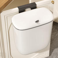 Bandeja De Cocina Caliente 13L Baño Con Cierre Colgante De Pared Recipiente De Basura De Gran Capacidad Plástico Sin Químicos Peligrosos - details 9