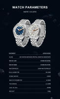 Reloj Mecánico Automático CADISEN Para Hombre Con Dial De Meteorito Resistente Al Agua Acero Inoxidable 316L Estilo Casual - details 2