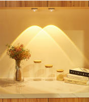 Lámpara De Noche Inalámbrica Proyector De Atardecer Luz LED Para Decoración De Hogar Cocina Armario Dormitorio Iluminación Redonda Con Batería Incluida - details 14
