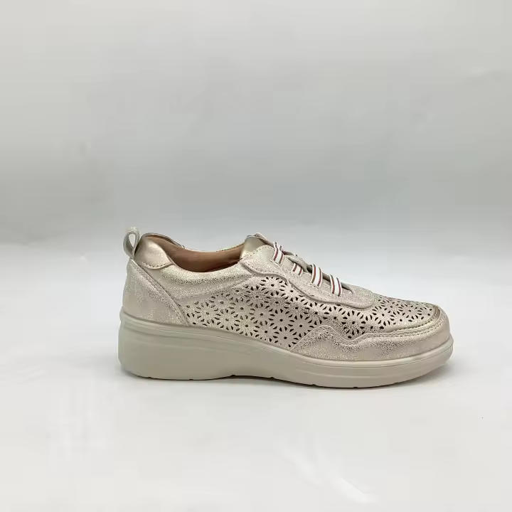 Virucci - Deportivas Casual de Mujer Cómodas Modernas VR5-1709 disponible en Azul, Beige, Oro, Plata - 1
