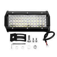 Lámpara LED De 7 Pulgadas 144W Combo Amarilla Para Tractores Camiones 4x4 SUV ATV Barco Carrocería De Coche Luz De Trabajo Y Conducción Offroad 12V 24V - details 1