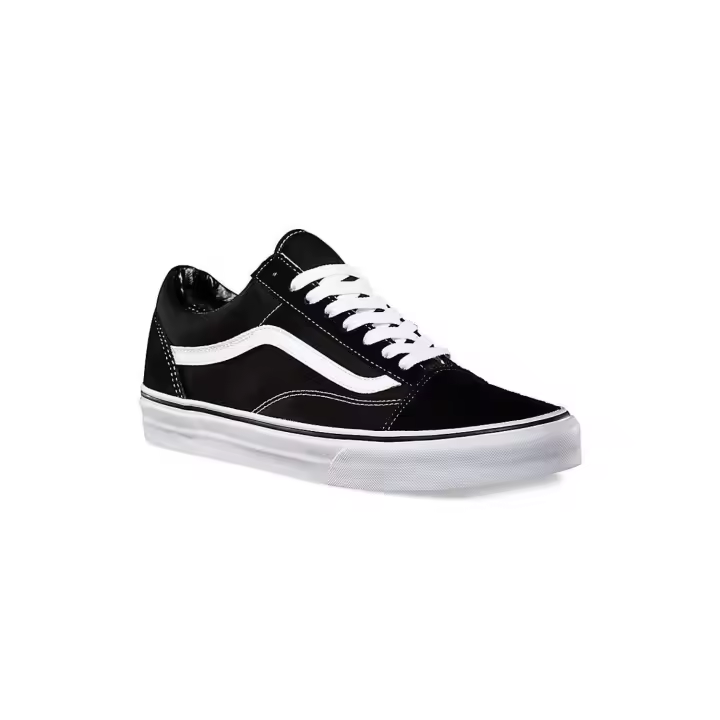 Vans Old Skool Negras para Mujer - Corte Bajo, Suela Antideslizante - 1