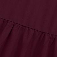 Vestido Maxi Vintage A-Line Para Mujer Color Sólido Casual Con Volantes Y Cintura Imperio Manga Larga Medio Ajuste Longitud Hasta El Tobillo - details 12
