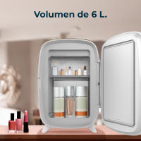 Nevera de cosméticos Bamba CoolingBeauty 6000 con espejo y luz led, 6 litros, color rosa - details 3