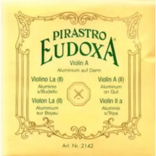 CUERDA VIOLIN-Pirastro (Eudoxa 214241) (Tripa Aluminio) (13 3/4) 2ª Medium Violin 4/4 - 1