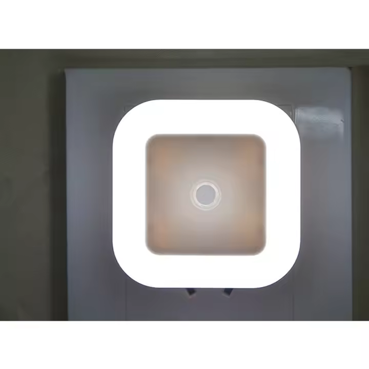 Control de luz inteligente, luz nocturna led cuadrada, 6 unidades - 1
