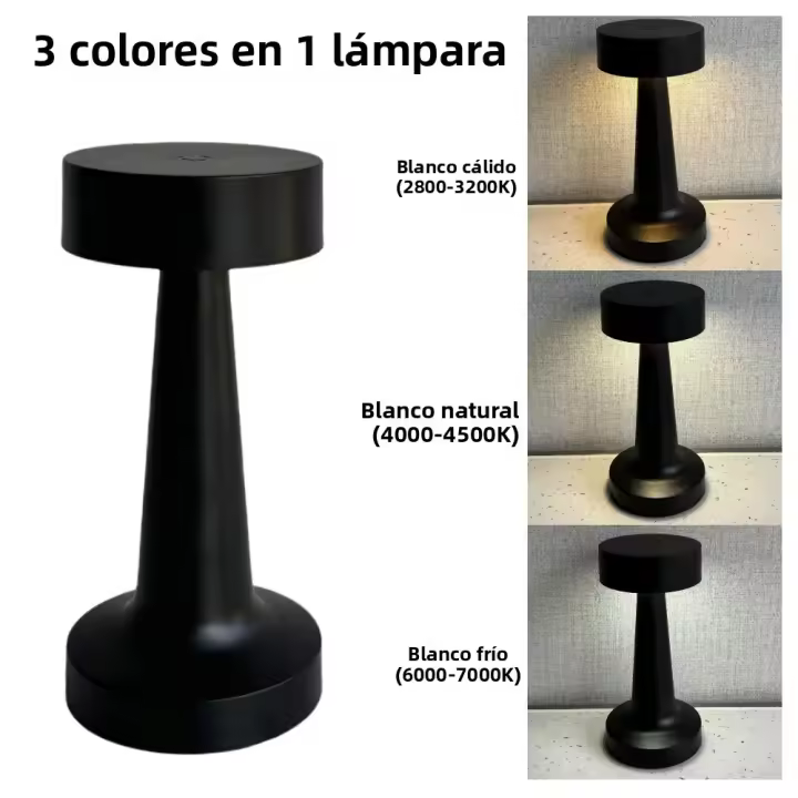 Lámpara LED Recargable USB conInterruptor Táctil Para Decoración De Botella De Vino Mesa Decorativa Luz Nocturna Ambiente De Hotel Habitación Lámpara De Escritorio - 1