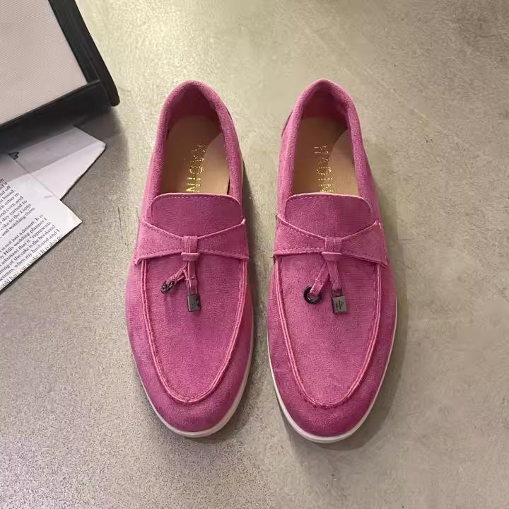 Zapatos De Mujer Estilo Británico Planos Con Cordones De Primavera Y Otoño Talla Grande Suela Suave Comodidad Para Trabajar - 1