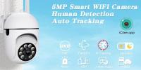 Cámara De Seguridad IP iCSee Wireless CCTV 5MP Exterior WiFi Monitoreo De Bebé Smart Home Video Surveillance Cámara IP Con Detección De Movimiento - details 0