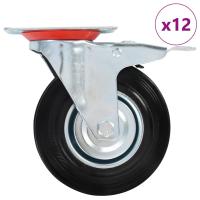 vidaXL Ruedas Giratorias con Frenos Dobles con Diámetro 125mm Materiales Cantidad 4 unidades,  8 unidades,  12 unidades y mas - details 0