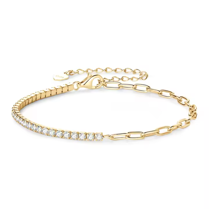 Pulsera De Tenis Original En Plata 925 Con D Color Moissanite 2mm Para Mujer Joyería De Moda Regalo De Cumpleaños Certificado - 1