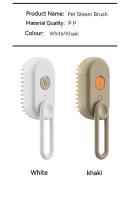 Cepillo Eléctrico 3-en-1 Para Mascotas - Peine De Pelaje Con Spraying De Vapor Y Masaje Para Perros Y Gatos Cepillo De Limpieza Anti-Pelos - details 6