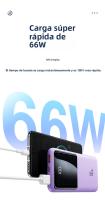 Power Bank 20000mAh 66W Carga rápida PD QC4.0, 4 Puertos USB Carga rápida para iPhone, Samsung, AirPods, Batería Eterna con Pantalla LED, Portátil y Compatible con Todos Los Dispositivos - details 4
