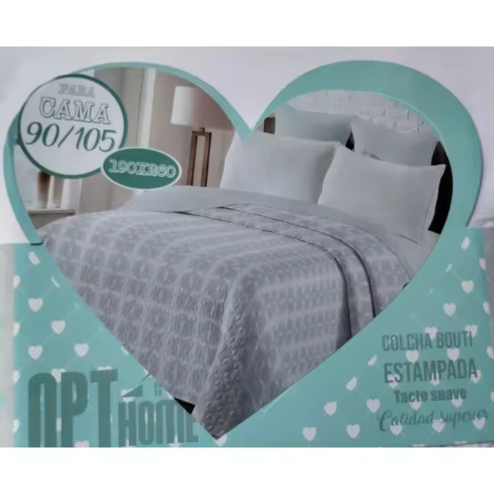 NPT - Colcha estampado de Verano. Tacto suave. Ligera y transpirable. - 1