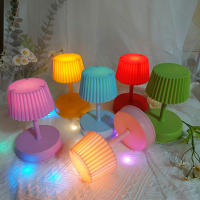 Lámpara De Mesa LED Mini Para Niños Luz Nocturna Musical Batería Incluida Decoración Para Dormitorio Y Sala Luz De Escritorio - details 14