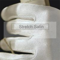 Guantes De Sol En Satén Estirables Clásicos Para Mujer En Blanco Y Oro Champán Guantes De Boda Adultos Talla Ajustable Moda - details 10