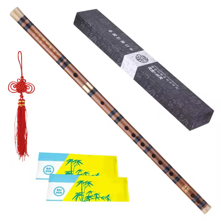 Flute De Bambú Agridulce Pluggable Instrumento Musical De Viento Chino Tradicional Hecho a Mano Para Performance Profesional Llavera C/D/G - 1