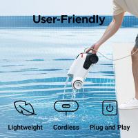 Aspiradora Robótica Inalámbrica para Piscina Genkinno P2, Succión de 70W, Tiempo de Funcionamiento de 120 Minutos, Planificación de Ruta AdaptiveNav, Tecnología AdaptiveSuc, Control Remoto por Aplicación, para Piscinas Planas Sobre/Enterradas - Blanco - details 5
