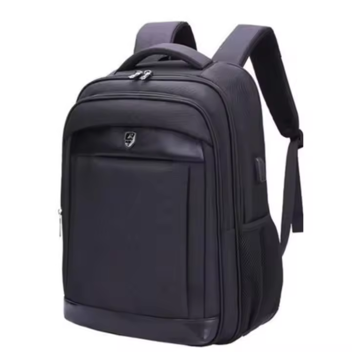 Mochila De Negocios Impermeable Para Hombres Mochila De Viaje Casual Con Capa De Computadora Para Estudiantes De Secundaria Material Oxford Y Nylon - 1